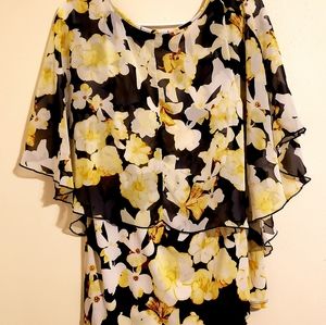 🌻 Floral Layered Blouse 🌻